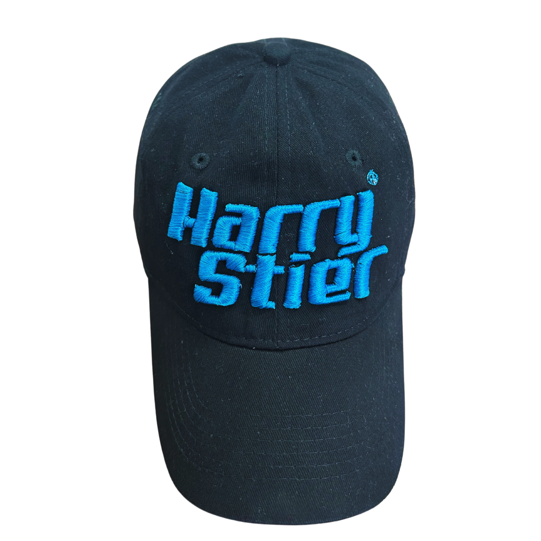 Gorra de Algodón Harry Stier | Logo 3D Azul + Broche Metálico